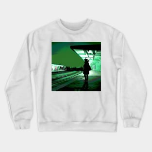 Chiswick Station, Green Crewneck Sweatshirt